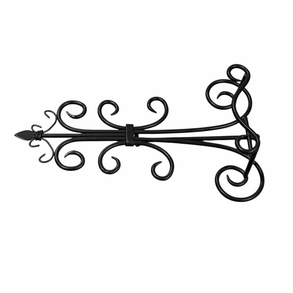 10/$25🦋 Pier 1 Imports Villa Black Rod Iron Scroll Decorative Easel/Plate Stand - Picture 8 of 13